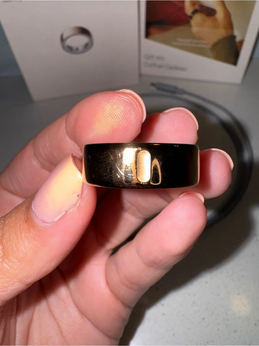 Rose Gold Oura Ring 4th Generation - Size 9